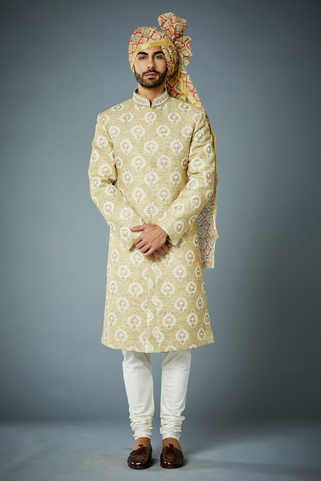 Gargee Designers Vintage Ornamental Sherwani Set 