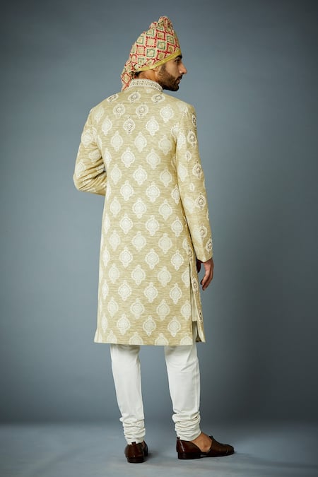 Gargee Designers Vintage Ornamental Sherwani Set 