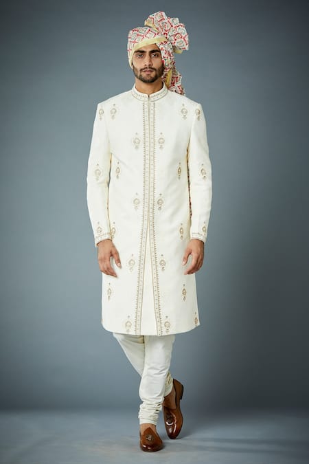 Gargee Designers Ornamental Embroidered Sherwani Set 