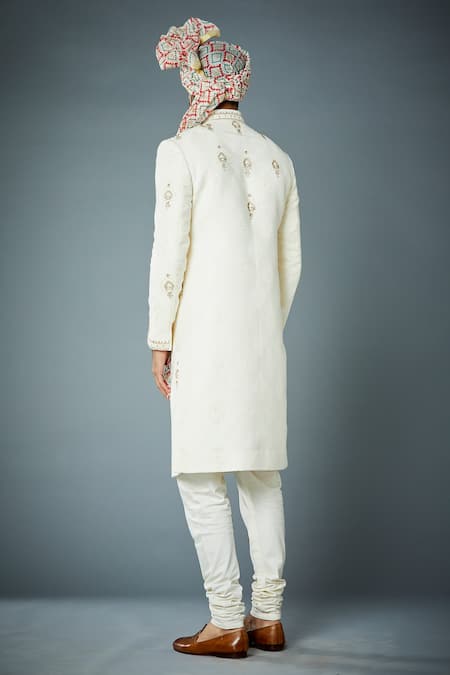Gargee Designers Ornamental Embroidered Sherwani Set 