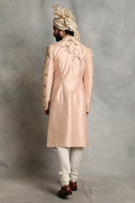 Gargee Designers Floral Embroidered Sherwani Set 