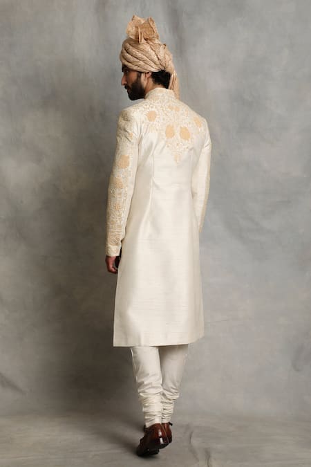 Gargee Designers Floral Embroidered Sherwani Set 