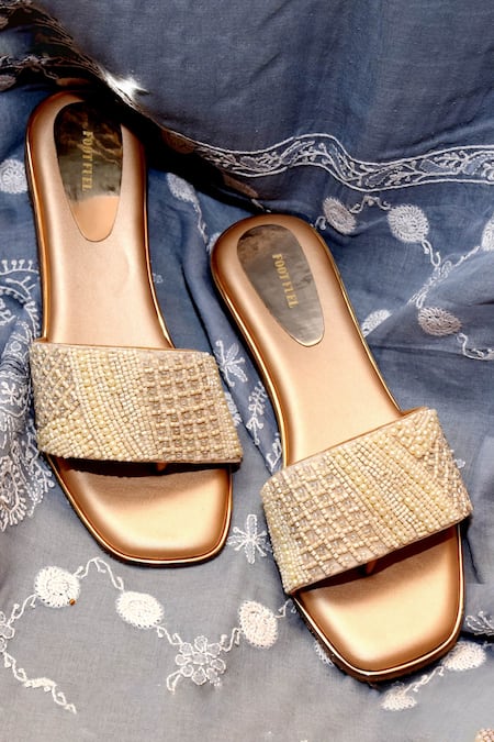 Foot Fuel Gehraiyaan Embellished Flats 