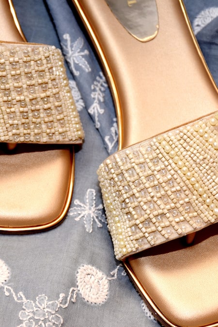 Foot Fuel Gehraiyaan Embellished Flats 