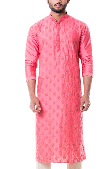 Smriti By Anju Agarwal Embroidered Kurta Set 