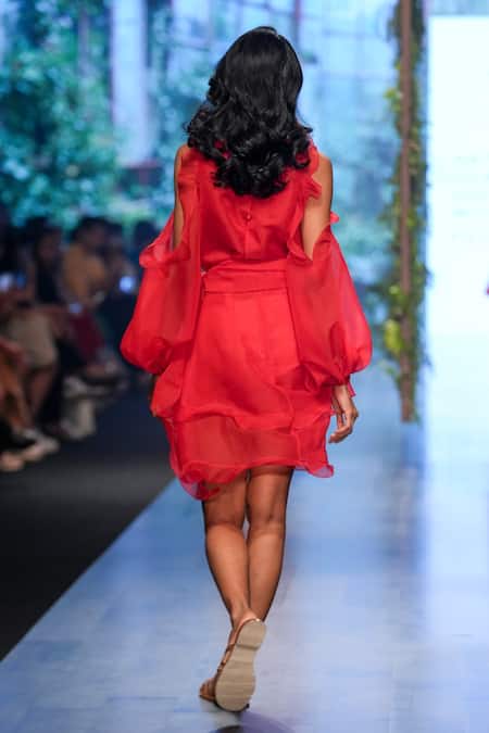 Gauri & Nainika Cold Shoulder Dress 