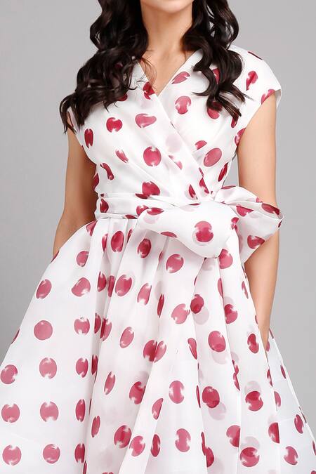 Young Birds Big Polka Dot Ruffle Dress