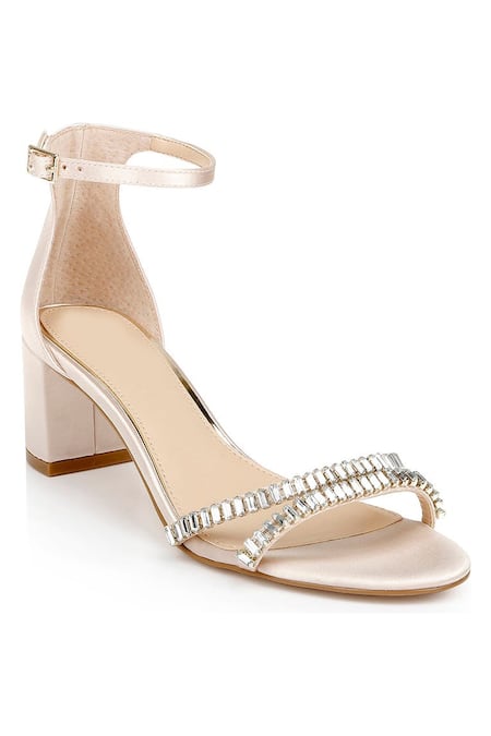 Sephyr Valyria Swarovski Embellished Block Heels 