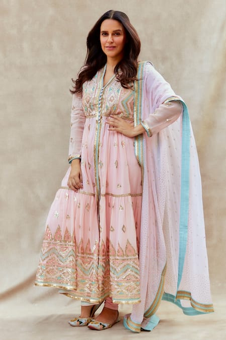 Gopi Vaid Aziza Anarkali Set 