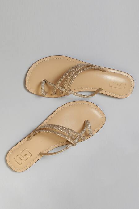 Buy Sandalwali Gold Grace Strap Sandals Online at Aza Fashions Buy_Sandalwali_Gold Grace Strap Sandals _Online_at_Aza_Fashions