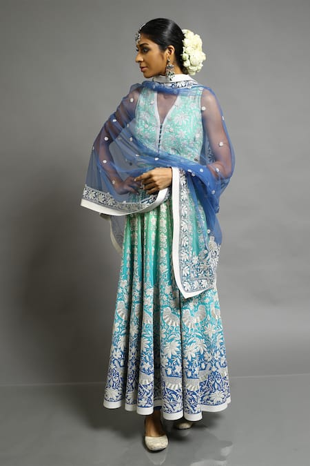 Abhishek Gupta Embroidered Anarkali Set 
