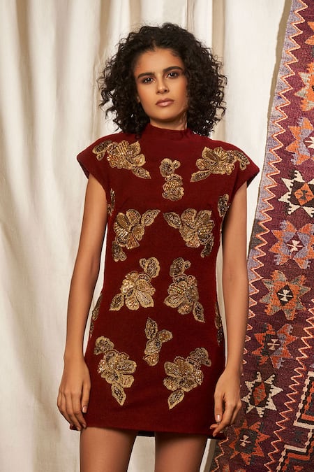 Nikita Mhaisalkar Embroidered Dress 