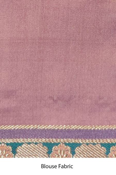 Priyanka Raajiv Pink Banarasi Silk Floral Motifs Gule Asharfi Woven Saree at Aza Fashions Priyanka Raajiv_Pink Banarasi Silk Floral Motifs Gule Asharfi Woven Saree_at_Aza_Fashions