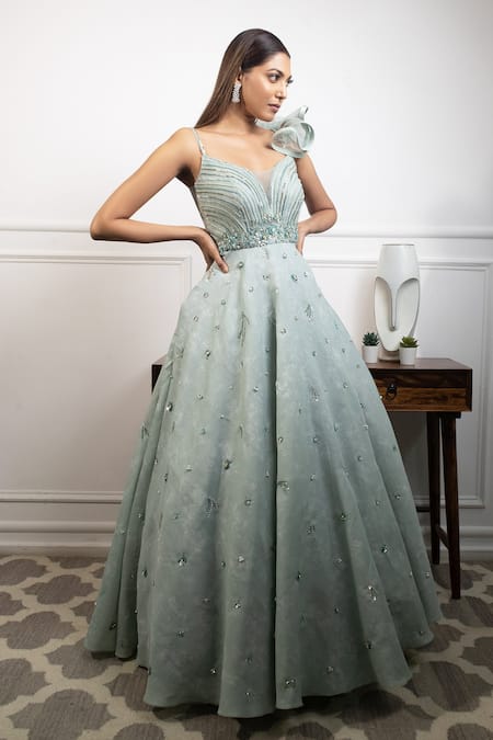 Parul Gandhi Embroidered Gown 