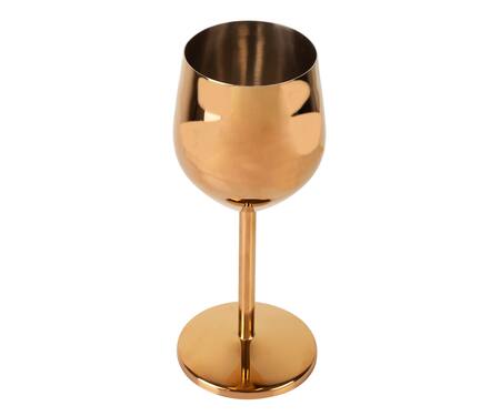 H2h_Gold Steel Champagne Wine Stem Glass Set Of 2_Online_at_Aza_Fashions