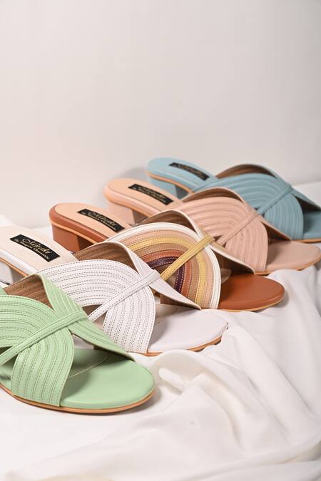 Shop_Miraki_Beige Colo Strappy Transparent Heels _Online_at_Aza_Fashions