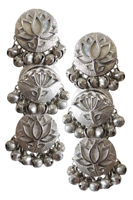 Hyperbole  Floral Tiered Danglers 