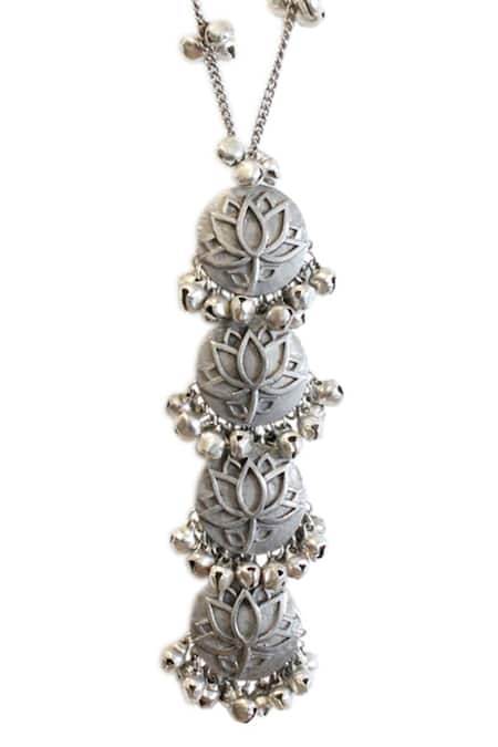 Hyperbole  Floral Tiered Pendant Necklace 