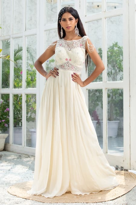 Kanj By Priyanka A Sakhuja Harriet Embroidered Jumpsuit 