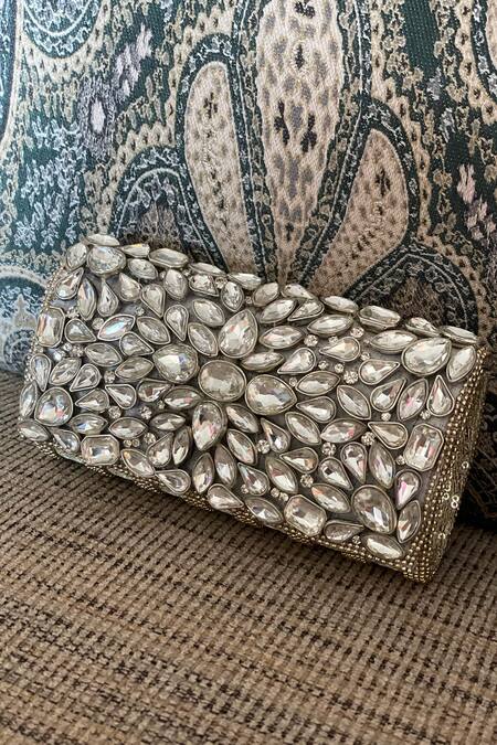 Bhavna Kumar Kundan Flap Clutch 