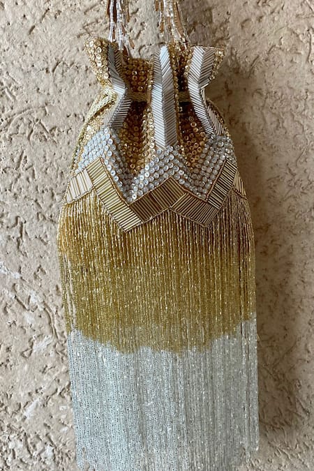 Bhavna Kumar Faux Silk Potli Bag 
