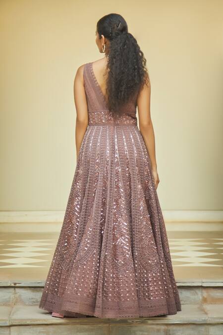 Jade By Monica & Karishma Aarika Net Gown 