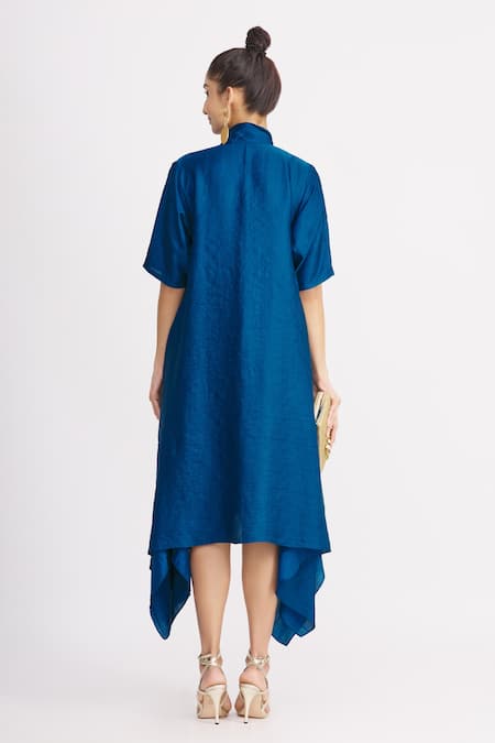 Harsh Harsh Dupion Silk Handkerchief Dress 