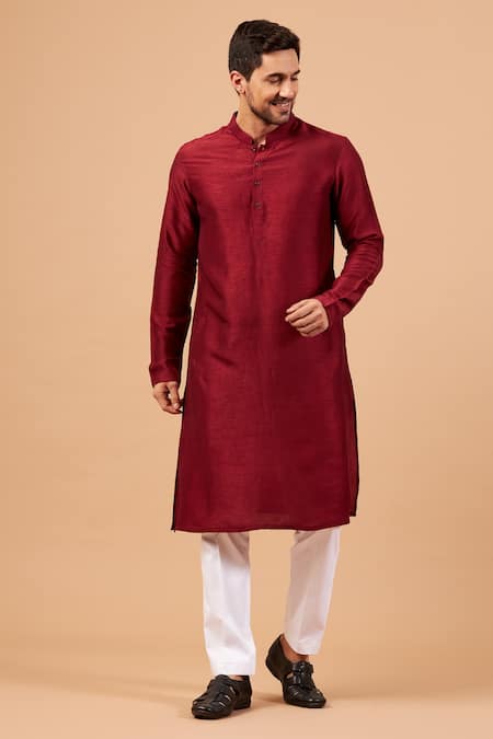 Hilo Design Raw Silk Kurta 