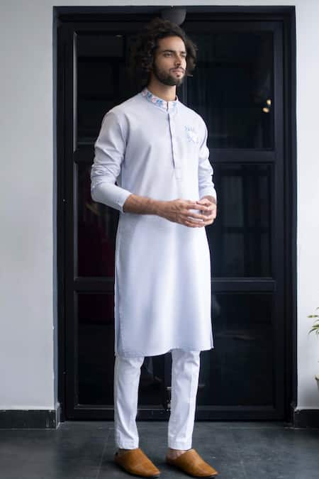 Hilo Design Manatee Basik Cotton Silk Kurta 