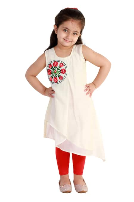 Neha Gursahani Embroidered Silk Tunic 