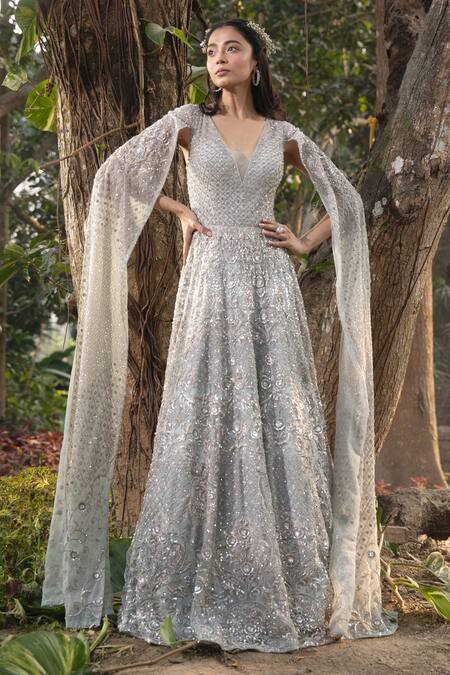 embroidered gowns online