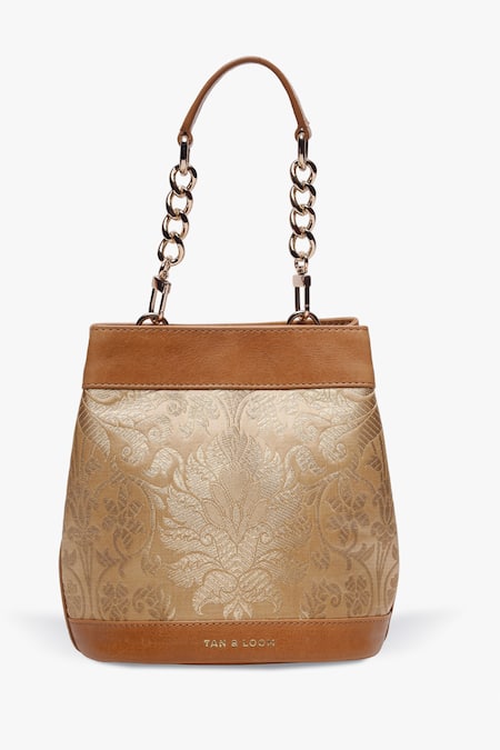 Shop Tan & Loom Gold Woven Rani Brocade Batwa at Aza Fashions Shop_Tan & Loom_Gold Woven Rani Brocade Batwa _at_Aza_Fashions