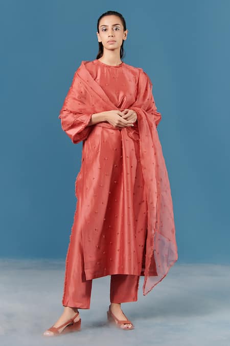 Ilk Silk Chanderi Kurta Set 