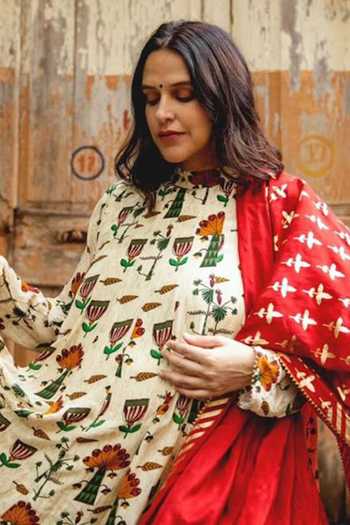 Crepe Rajasthan Anarkali Set 