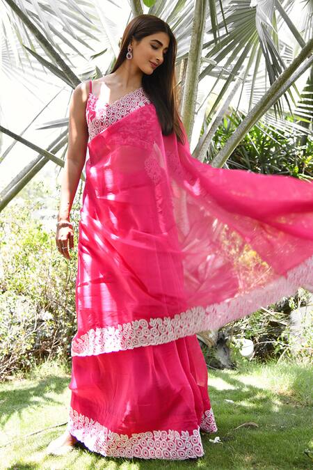 PANYA BENARASI SAREE – HOT PINK – Studio East6