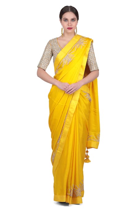 Nikasha Embroidered Saree with Blouse 