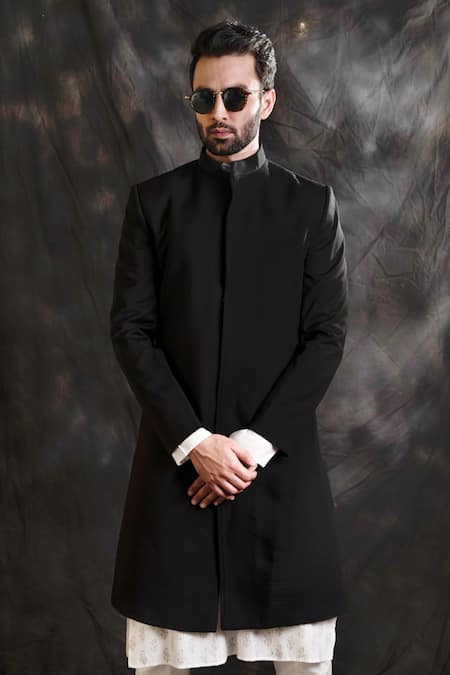 Soniya G Pintuck Sherwani Set 