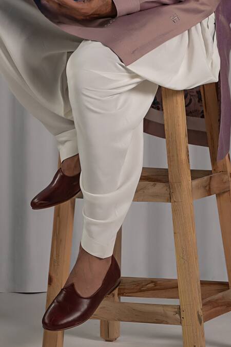 Punit Arora Purple Cotton Silk Embroidered Kurta Set Online at Aza Fashions Punit Arora_Purple Cotton Silk Embroidered Kurta Set _Online_at_Aza_Fashions