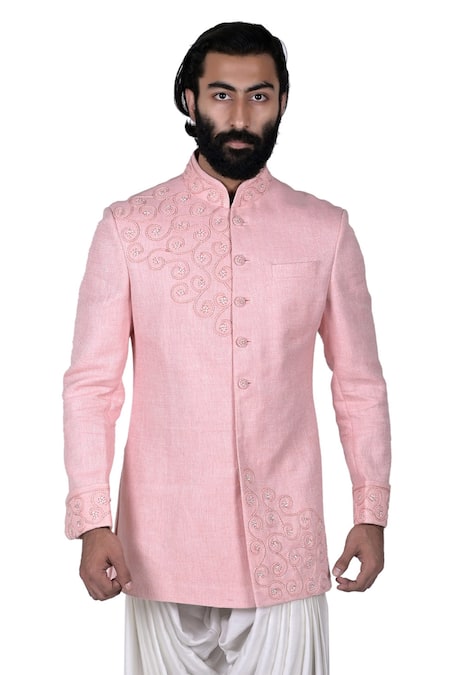 Rohit Kamra Jaipur Embroidered Bandhgala Set 