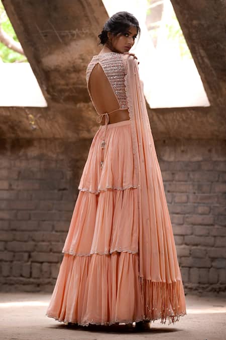 6 Ways to Style Layered Lehenga with Different Blouses