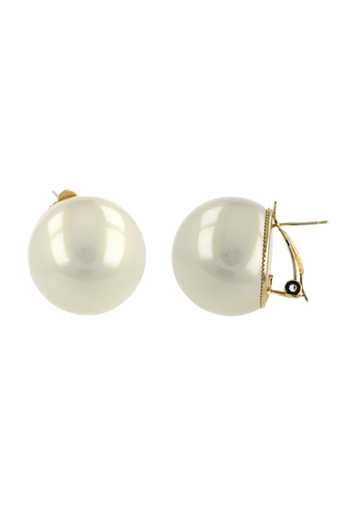 Shop Ishhaara Ivory Pearls Ear Studs Online at Aza Fashions Shop_Ishhaara_Ivory Pearls Ear Studs _Online_at_Aza_Fashions