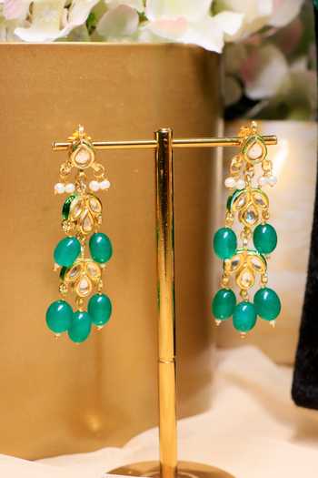 Buy_Ishhaara_Multi Color Pearls Gold Toned Seven Layered Necklace Set _Online_at_Aza_Fashions