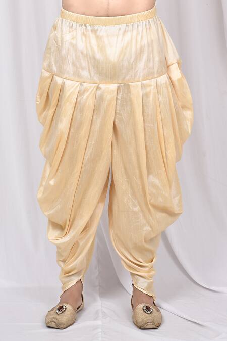 Shop_Arihant Rai Sinha_Black Terrycloth, Silk Embroidery Asymmetric Sherwani Set_Online_at_Aza_Fashions