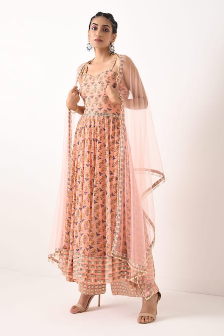 Pooja Rajgarhia Gupta Printed Anarkali Set 