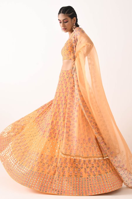 Pooja Rajgarhia Gupta Printed Lehenga Set 