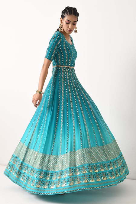 Pooja Rajgarhia Gupta Printed Anarkali with Dupatta 