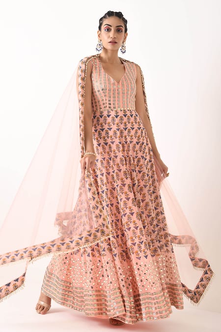 Pooja Rajgarhia Gupta Printed Anarkali with Dupatta 