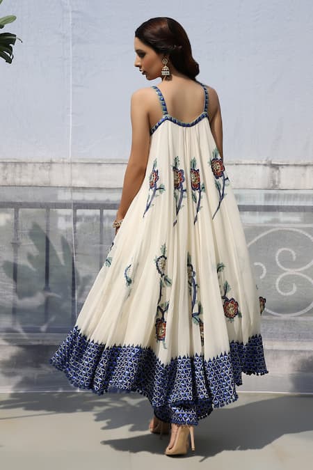 Pooja Rajgarhia Gupta Embroidered Anarkali & Pant Set 