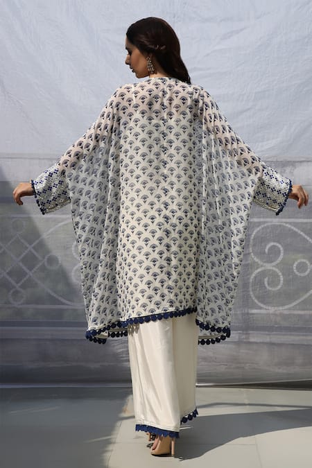 Pooja Rajgarhia Gupta Printed Kaftan Tunic & Pant Set
