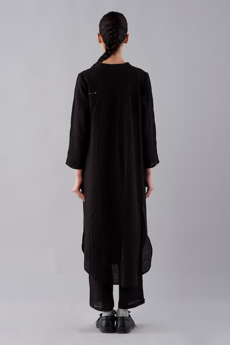 JAYATI GOENKA Cotton Linen Dyed Kurta 